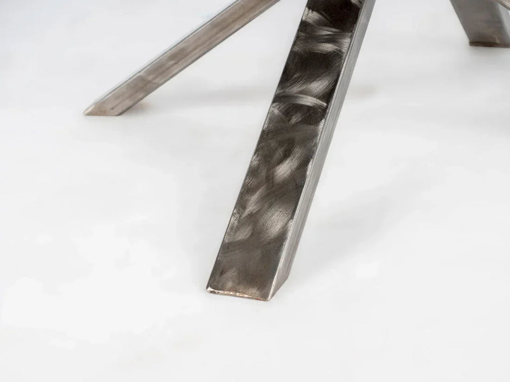 Round Granite Table with Cross Base Enrico Bartolini
