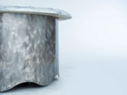 Round Marble Table with Wave Base Enrico Bartolini
