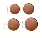 Round Wood Serving Tray – Rustic Elegance for Dining & Decor - House Of Avana