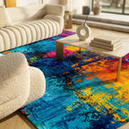 Premium Abstract Plush Multi-Purpose Rug