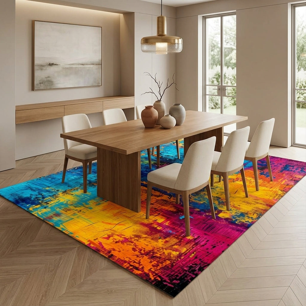 Premium Abstract Plush Multi-Purpose Rug