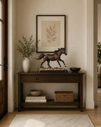 Running Horse Resin Sculpture Decorative Tabletop Accent
