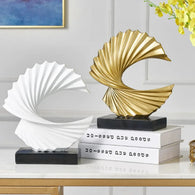 Golden Theoretical Sculpture for Home Decor