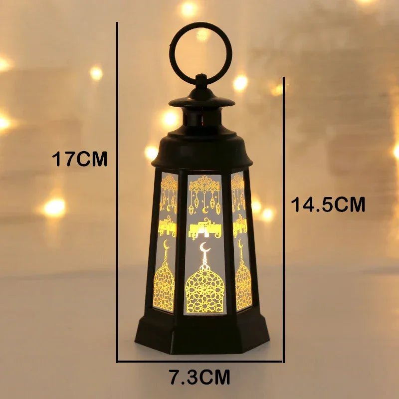 Table Lamp - LED Islamic Moon Pattern