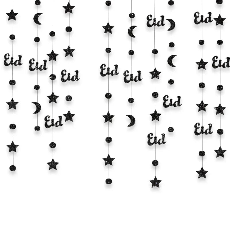 Garland - Glitter Gold Star Streamer