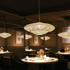 Rattan Chandelier Large