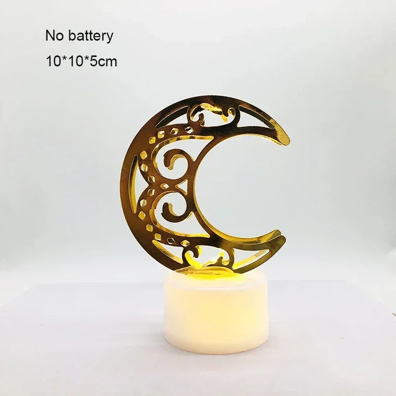 Ornament - LED Iron Candle Ramadan