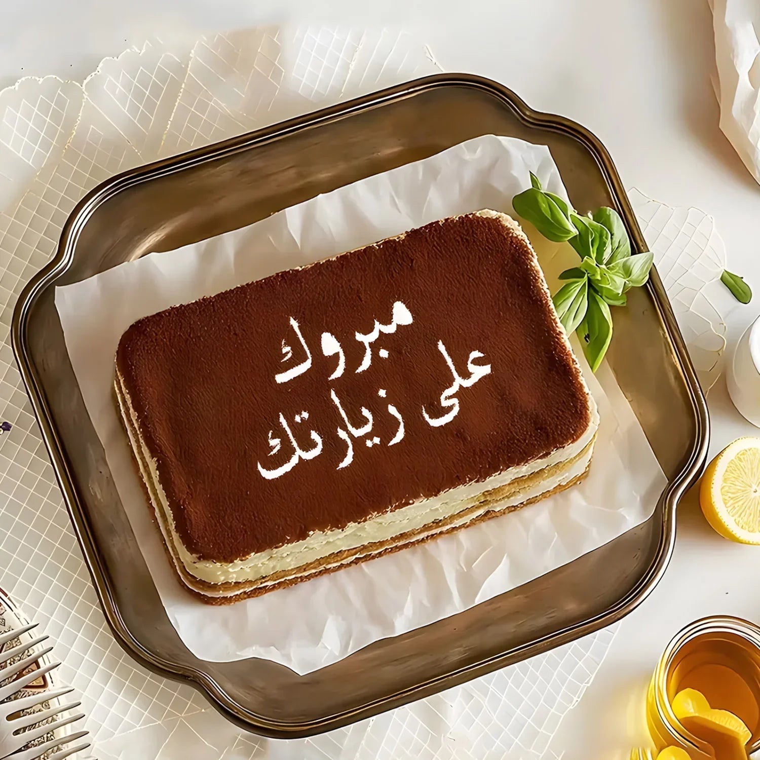 Cake Stencil - Acrylic Eid Mubarak