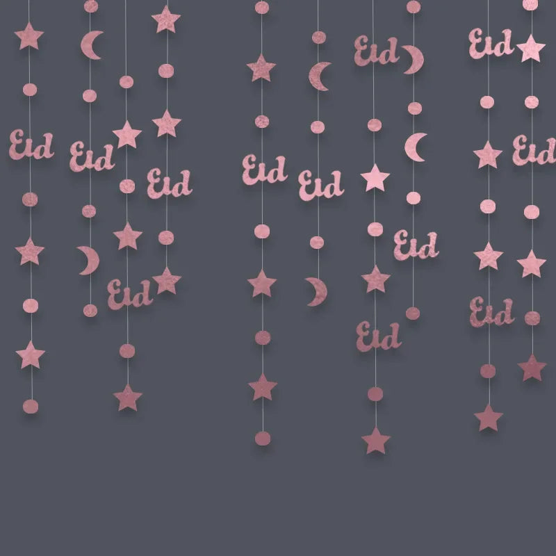 Garland - Glitter Gold Star Streamer