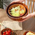 Salad Bowl - Anti-Scalding Wooden Large