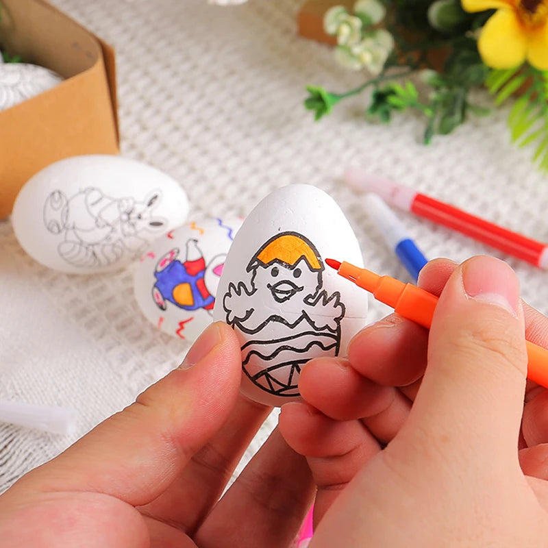 Eggs Kit - Hand-painted Cartoon Bunny Small