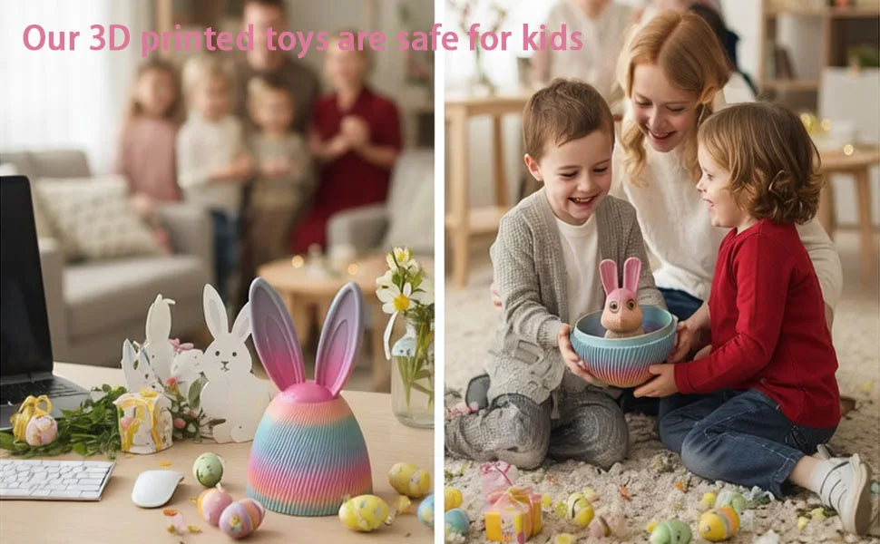 Easter Ornament - Decorative Ceramic Bunny