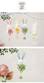 Easter Ornament - Floral Ceramic Mini