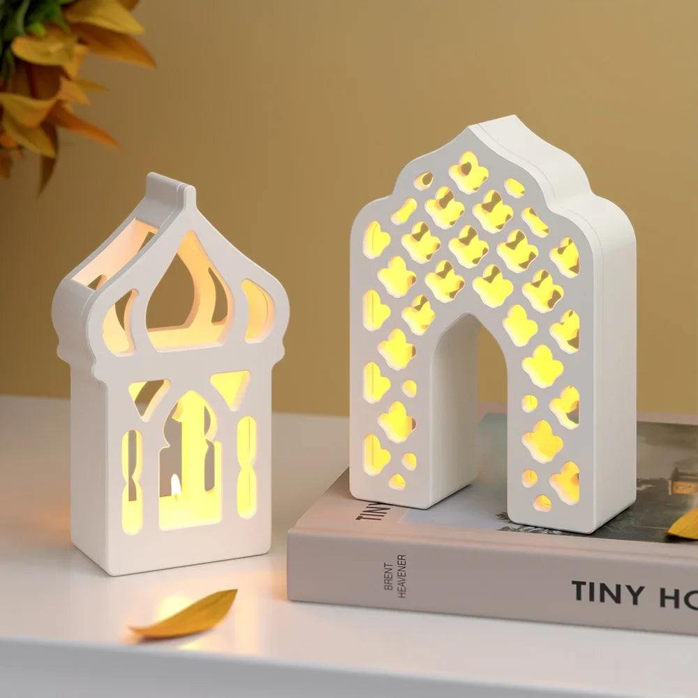 Lampshade - Hollow Silicone Moon Candle Holder