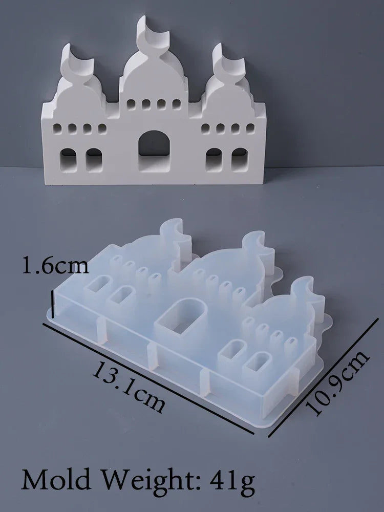Ornament - Silicone Mosque Shape Hollow
