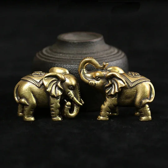 Bronze Elephant Miniatures for Home Decor - House Of Avana