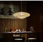 Rattan Chandelier Large