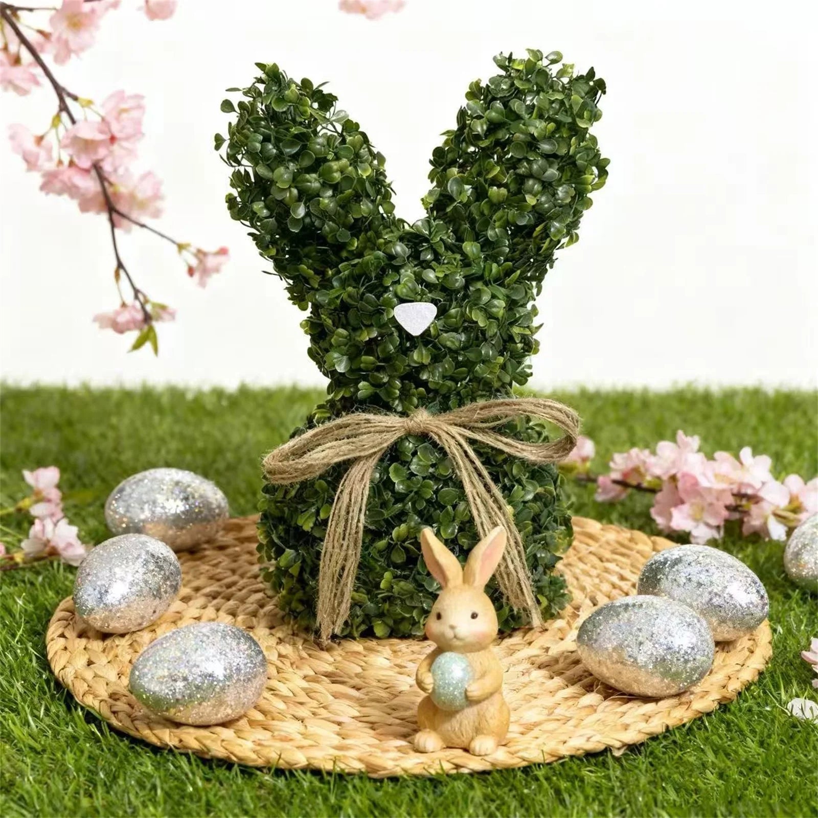 Ornament - Decorative Green Wicker