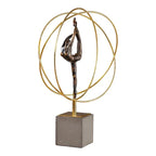 Modern Gymnast Statue - Abstract Figure Desktop