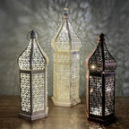 Lantern - LED Iron Moroccan Retro