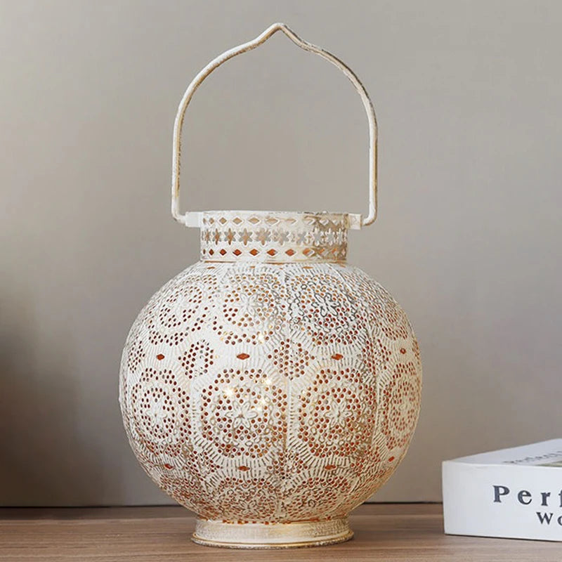 Lantern - Hollow Out Iron Metal Bedroom