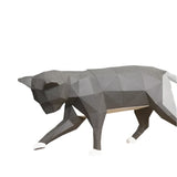 3D Playing Cat Geometric Craft Paper Figure | House of Avana