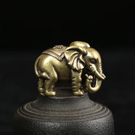 Bronze Elephant Miniatures for Home Decor. Elephant 2