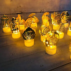 Ornament - LED Iron Candle Ramadan