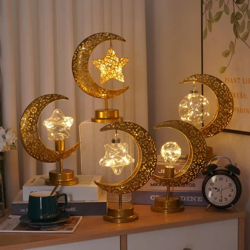 Moon Lights - LED Islamic Hanging Star