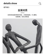 Abstract Statue - Modern Black Pedestal