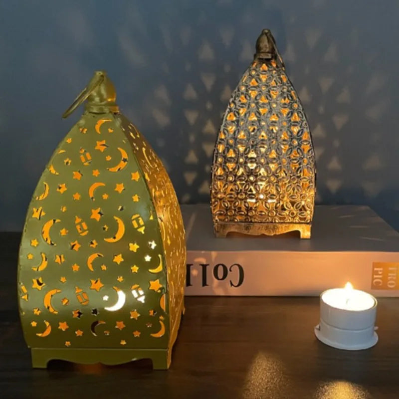 Lantern - Decorative Iron Arabesque Tabletop