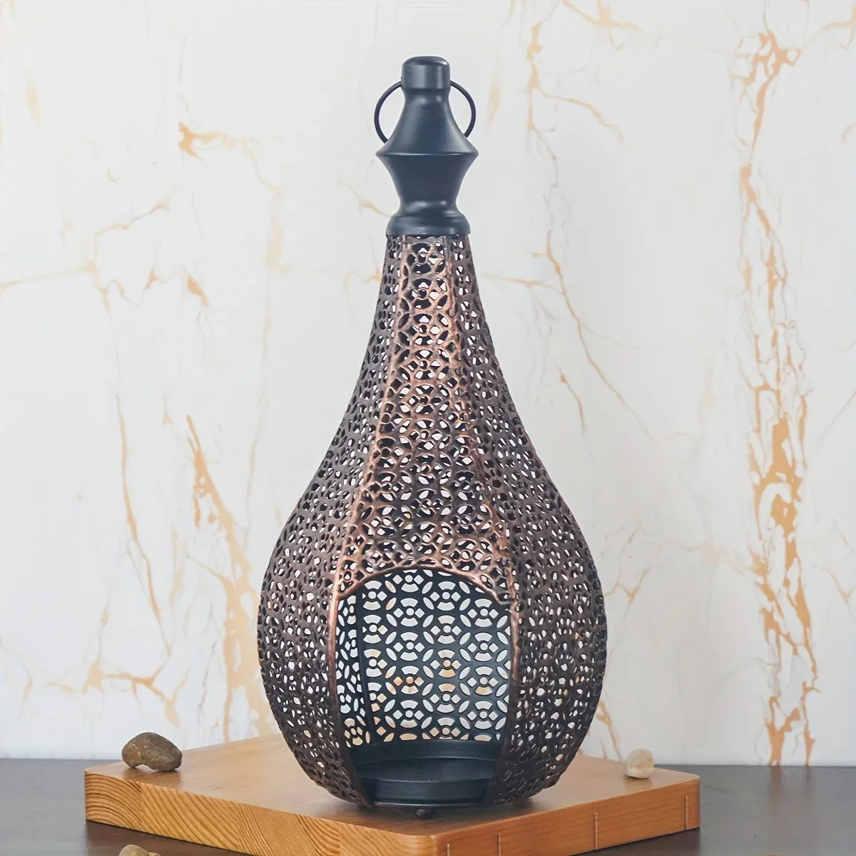 Lantern - Metal Morocco Candle Holder