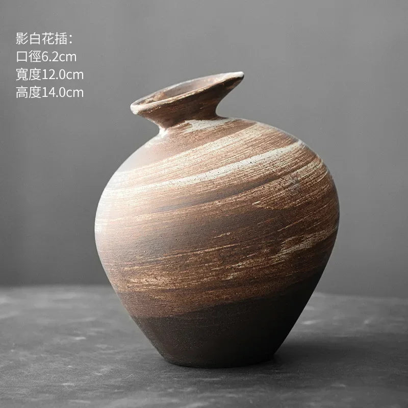 Vase - Decorative Terracotta Black