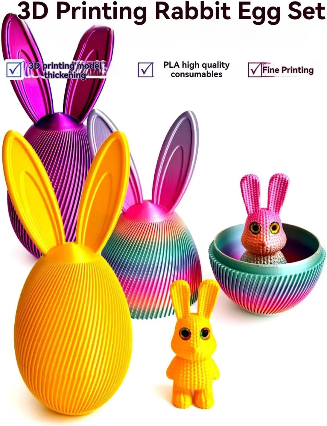 Easter Ornament - Decorative Ceramic Bunny