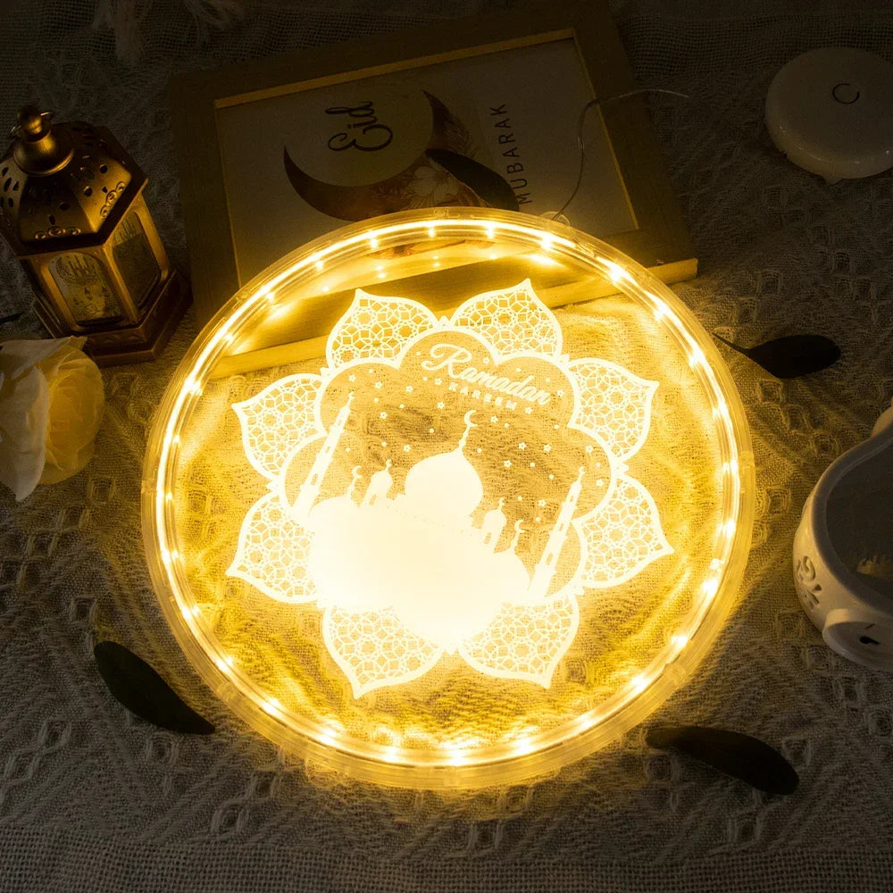 Lamp - LED Ramadan Eid Mubarak 12.5cm