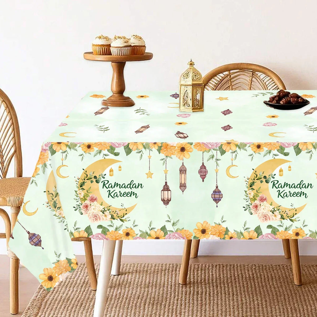 Table Cloth - Ramadan Mubarak Cotton Large