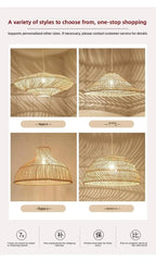 Rattan Chandelier Large