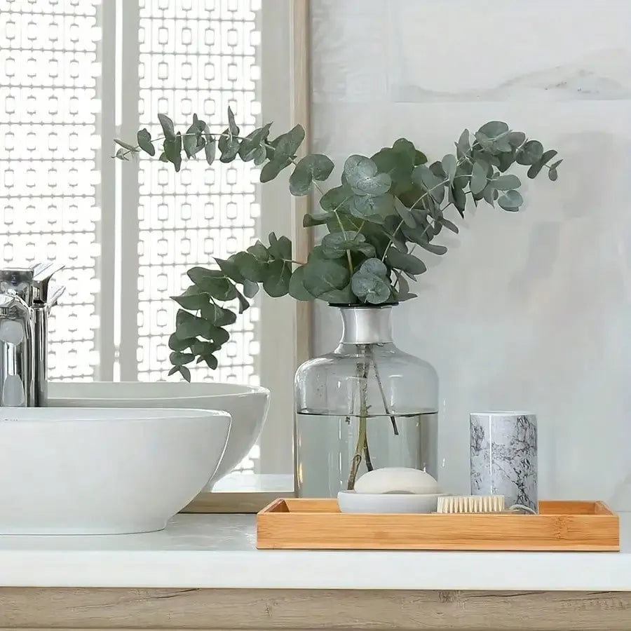 Serving Tray - Organizer White Bathroom