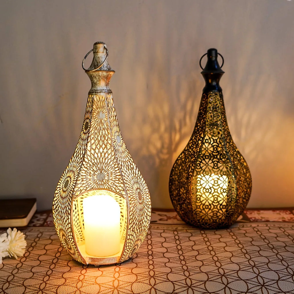 Lantern - Metal Morocco Candle Holder