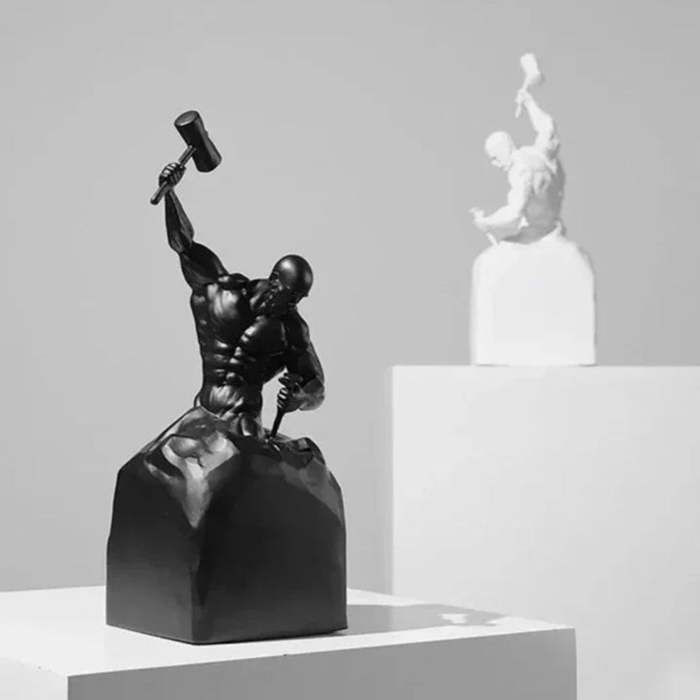 Self-Sculpting Self-Made Character Statue - House Of Avana