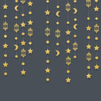 Garland - Glitter Gold Star Streamer