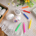 Eggs Kit - Hand-painted Cartoon Bunny Small