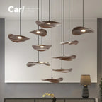 Chandelier - Multi-head Walnut