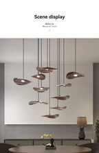 Chandelier - Multi-head Walnut