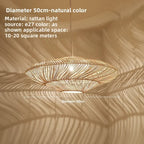 Rattan Chandelier Large