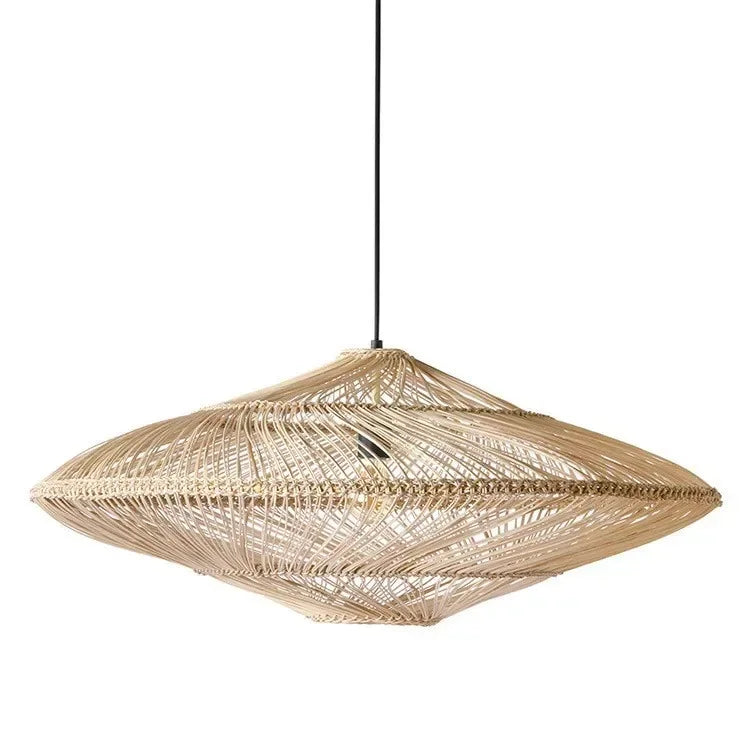 Rattan Chandelier Large