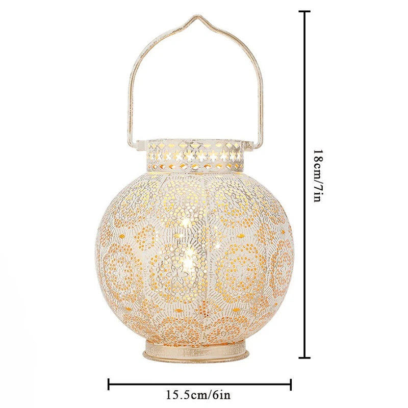 Lantern - Hollow Out Iron Metal Bedroom