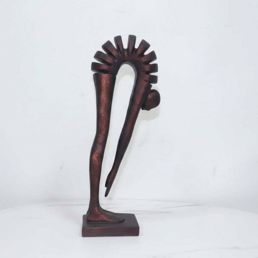 Modern Artistic Bending Human Sculpture