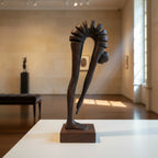 Modern Artistic Bending Human Sculpture