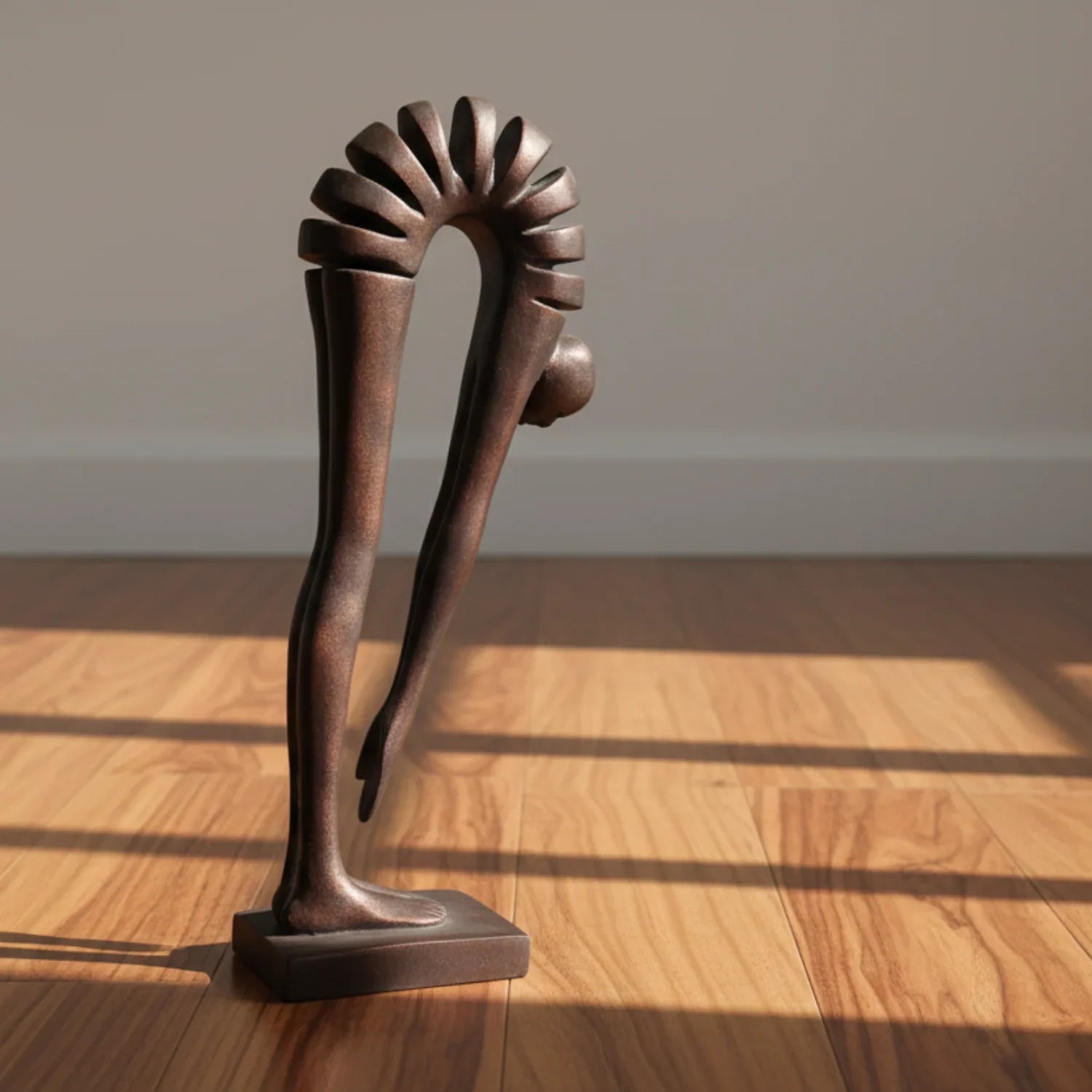Modern Artistic Bending Human Sculpture